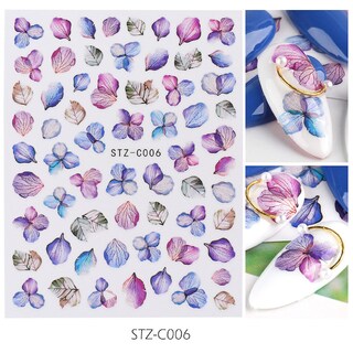 Foto 2 | Foto 2 | Pegatinas Para Uñas Huoguo Simulación De Flores Secas Con Mariposas 3d - Venta Internacional.