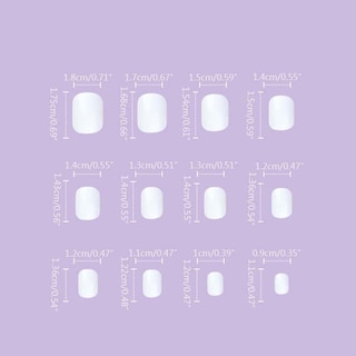 Foto 2 | Foto 2 | Parche De Uñas Postizas Para Uñas 3 Ml Estampado De Flores Con Tinta 24 Unidades Huoguo - Venta Internacional.