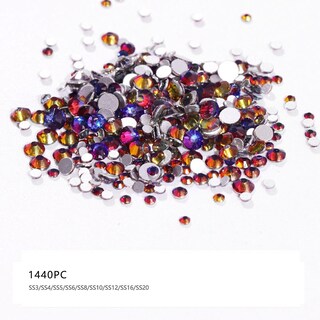 Foto 2 | Foto 2 | Bolsa De Joyería Para Decoración De Uñas Con 1440 Piezas De Diamantes De Imitación - Venta Internacional.