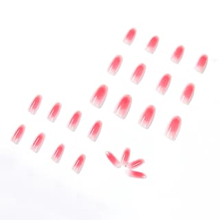 Foto 3 | Foto 3 | Pegatinas Para Uñas Postizas Huoguo  Largas  Rosa  24 Unidades  Con Pegamento - Venta Internacional.