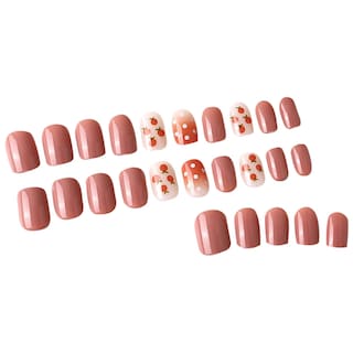 Foto 1 | Foto 1 | Juego De Pegatinas Para Uñas Huoguo Coffin Fake Nails Con Pegatinas Y Lima - Venta Internacional.