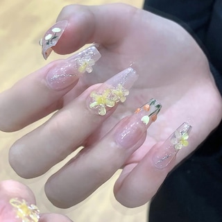 Foto 4 | Foto 4 | Adhesivo Para Uñas Huoguo Sweet Yellow Ice Flower 9 6 G - Venta Internacional.