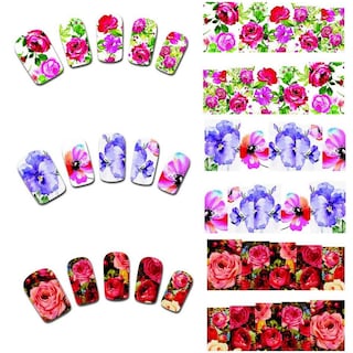 Foto 4 | Foto 4 | Adhesivo Para Uñas Genérica Water Transfer Flower  Multicolor  50 Unidades - Venta Internacional.