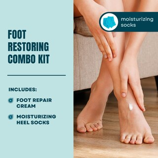 Foto 2 | Foto 2 | Crema para Pies Amlactin Foot Repair Therapy 85 G con Calcetines - Venta Internacional