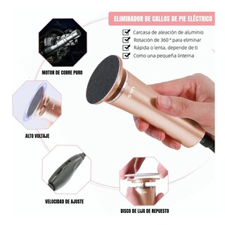 Foto 3 | Foto 3 | Lima Eléctrica Pies, Removedor De Callo Profesional Exfoliado Lab.g Rosa