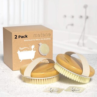 Foto 7 | Foto 7 | Cepillos Corporales Secos Metene De Bambú Para Celulitis, Paquete De 2 - Venta Internacional.