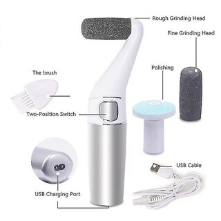 Foto 3 | Foto 3 | Lima Eléctrica Para Pies Huoguo Recargable Usb Para El Cuidado De Los Talones - Venta Internacional.