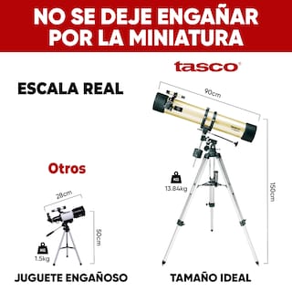 Foto 8 | Foto 8 | Telescopio Astronomico Profesional Tasco Luminova Reflector 900x114mm