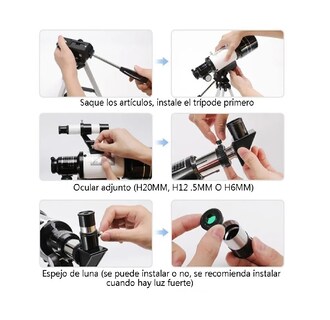 Foto 3 | Foto 3 | Telescopio Astronómico 70 Mm Eo Safe Imports Esi-390