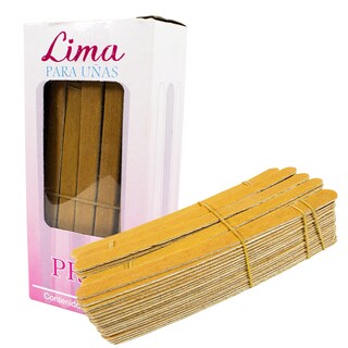 Foto 8 | Foto 8 | Limas Pulidoras para Manicure o Pedicure de Madera Finas 100 PZAS