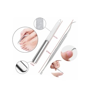 Foto 3 | Foto 3 | Kit para Pedicure y Manicure Malubero color Plata 10 Piezas