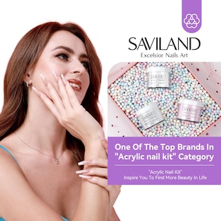 Foto 2 | Foto 2 | Kit De Uñas Acrílicas Saviland Essentials Con Taladro Para Principiantes - Venta Internacional.