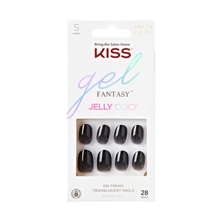 Foto 1 | Foto 1 | Gel Kiss Fantasy «quince Jelly» Purple Medium De Press On Nails - Venta Internacional.