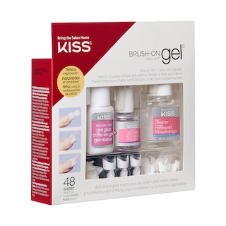 Foto 2 | Foto 2 | Kit De Uñas Kiss Brush-on Gel Con 48 Puntas, Pegamento, Activador Y Más - Venta Internacional.