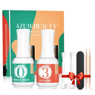 Foto 1 | Foto 1 | Base Y Capa Superior En Polvo Para Inmersión Y Activador Azurebeauty, 15 Ml - Venta Internacional.