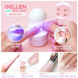 Foto 6 | Foto 6 | Kit De Extensiones De Uñas Gellen Gel Tips Con 240 Puntas De Uñas De Almendra - Venta Internacional.