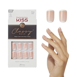Foto 1 | Foto 1 | Press On Nails Kiss Elegante «simple Enough» Nude Short Squoval - Venta Internacional.