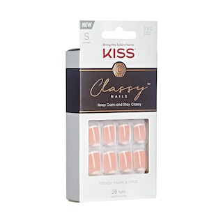 Foto 2 | Foto 2 | Press On Nails Kiss Elegante «simple Enough» Nude Short Squoval - Venta Internacional.