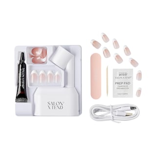 Foto 7 | Foto 7 | Press-on Nails Kiss Salon X-tend Pure' De Color Blanco Claro Con Kit - Venta Internacional.