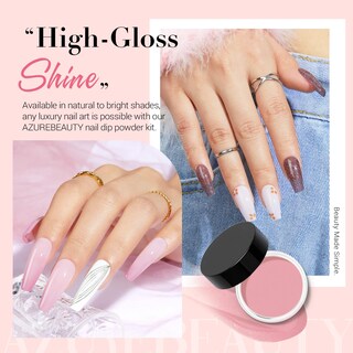 Foto 4 | Foto 4 | Kit De Uñas Azurebeauty Dip Powder Con Taladro Eléctrico Para Uñas, 24 Colores - Venta Internacional.