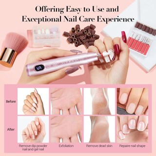 Foto 6 | Foto 6 | Kit De Uñas Azurebeauty Dip Powder Con Taladro Eléctrico Para Uñas, 24 Colores - Venta Internacional.