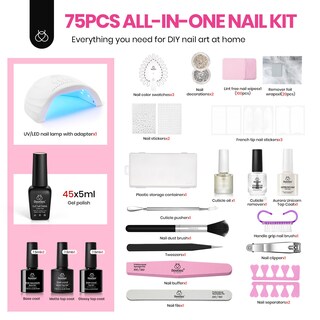 Foto 5 | Foto 5 | Kit De Esmaltes De Uñas En Gel Beetles Gel Con Luz Uv, 45 Colores, 75 Unidades - Venta Internacional.