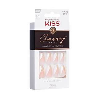 Foto 5 | Foto 5 | Uñas A Presión Kiss Classy «the Boss» Plateadas Con Pegamento Y Herramientas - Venta Internacional.