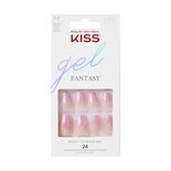 Press-on Nails Kiss Gel Fantasy «winter Sparks», Color Morado Claro - Venta Internacional.
