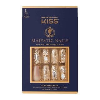 Foto 1 | Foto 1 | Gel Kiss Majestic «my Crown» Para Uñas Postizas, 30 Pulgadas, Reutilizable Durante Mucho Tiempo - Venta Internacional.