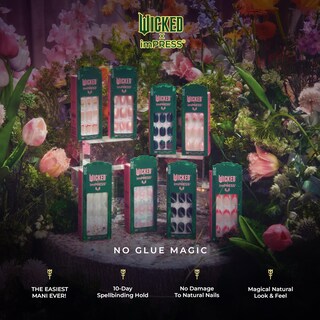 Foto 4 | Foto 4 | Press On Nails Imprime Wicked X «unlikely Friendship» Pink - Venta Internacional.