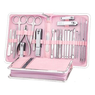 Foto 2 | Foto 2 | Kit De Manicura 26 En 1 Set Acero Inoxidable Eo Safe Imports Esi-19829 Rosa