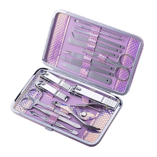 Foto 3 | Foto 3 | Juego De Cortaúñas Huoguo 16 Piezas De Acero Inoxidable Con Estuche - Venta Internacional.