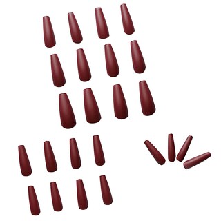 Foto 1 | Foto 1 | Manicura Fake Nails Huoguo Ballet Estilo Largo 24 Unidades - Venta Internacional.