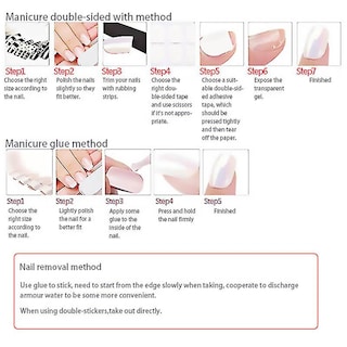 Foto 5 | Foto 5 | Ropa Extraíble Huoguo Ballet De False Nails Con Pegamento De Gelatina 24 Unidades - Venta Internacional.