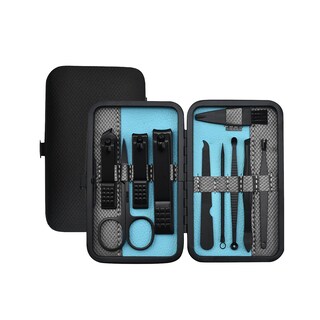 Foto 1 | Foto 1 | Kit De Decoración De Uñas Huoguo 10 En 1 De Acero Inoxidable Con Funda De Piel - Venta Internacional.