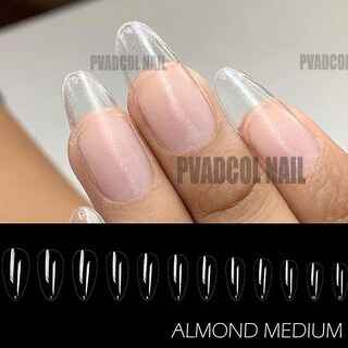 Foto 1 | Foto 1 | Puntas De Uñas Postizas Huoguo Tacón De Aguja Transparente Esculpido Con Cobertura Completa - Venta Internacional.