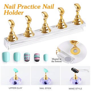 Foto 2 | Foto 2 | Expositor Acrílico Para Uñas Soporte Para Puntas De Uñas Base Magnética - Venta Internacional.
