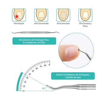 Foto 2 | Foto 2 | Kit de Herramientas Xtellar para Uñas 12 Piezas