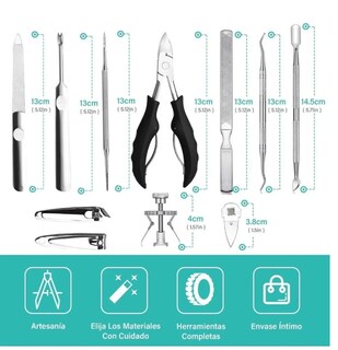 Foto 3 | Foto 3 | Kit de Herramientas Xtellar para Uñas 12 Piezas
