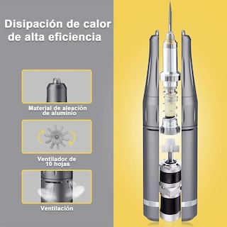 Foto 3 | Foto 3 | Pulidor Esmeril Profesional 35000rpm Malubero color Gris Banco de Energía