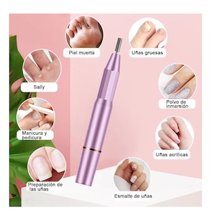 Foto 2 | Foto 2 | Pulidor De Uñas Malubero 19000rpm con Accesorio Profesional Rosa