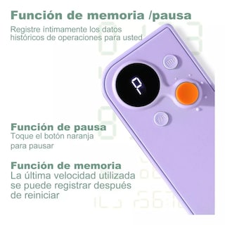 Foto 2 | Foto 2 | Esmeril para Uñas Belug color Púrpura 30000 Rpm + Accesorios