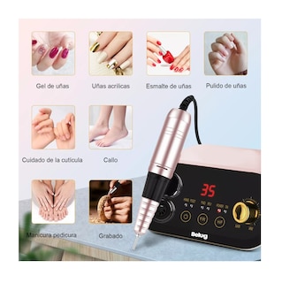 Foto 4 | Foto 4 | Pulidor Esmeril Drill Para Uñas Profesional C/pedal 35000rpm Multicolor Belug