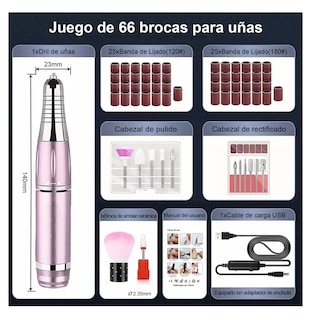 Foto 5 | Foto 5 | Esmeriladora de Uñas Lab.G con Accesorios