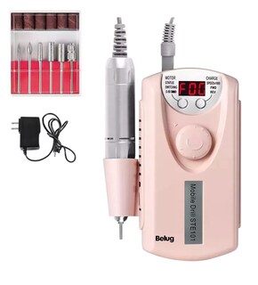 Foto 1 | Foto 1 | Meril Para Uñas Profesional Drill Pulidor Kit 35000 Rpm Rosa Belug
