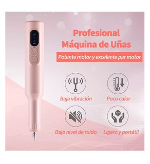 Foto 2 | Foto 2 | Pulidor Eléctrico para Uñas Inalámbrico Rosa Belug