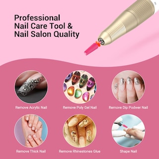 Foto 6 | Foto 6 | Brocas Para Uñas Melodysusie Professional 5 En 1 Pink Blossom - Venta Internacional.
