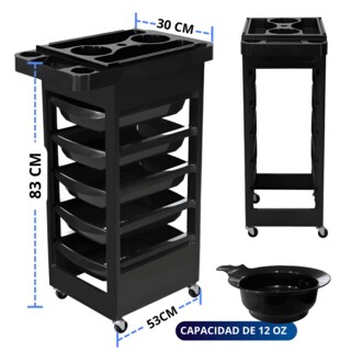 Foto 4 | Foto 4 | Carrito Auxiliar para Estética Ecomlab Organizador Belleza