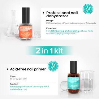 Foto 2 | Foto 2 | Kit Deshidratador E Imprimador De Uñas Modelones, 15 Ml, Sin Ácido - Venta Internacional.