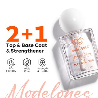 Foto 2 | Foto 2 | Base De Esmalte De Uñas, Capa Superior, Fortalecedor De Uñas, 15 Ml | Modelones - Venta Internacional.